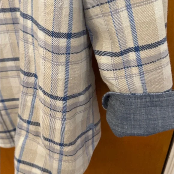 Tommy Bahama Lei’d Back Flannel Shirt Jacket - Picture 6 of 7